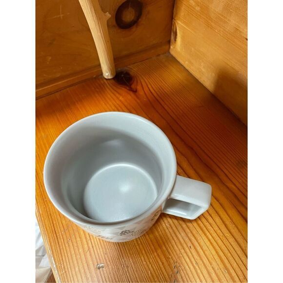 2016 Starbucks Gray Holiday Coffee Mug Cup - Picture 3 of 4